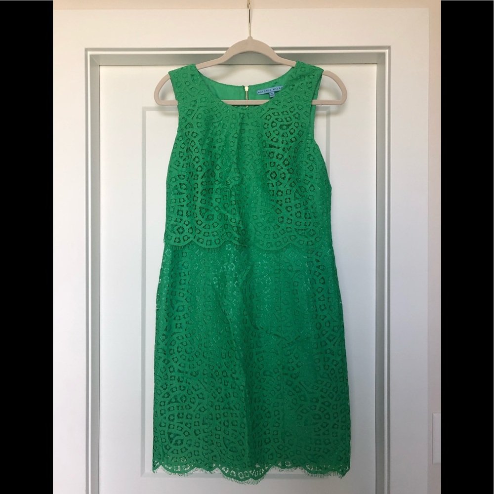 Antonio Melani green lace dress